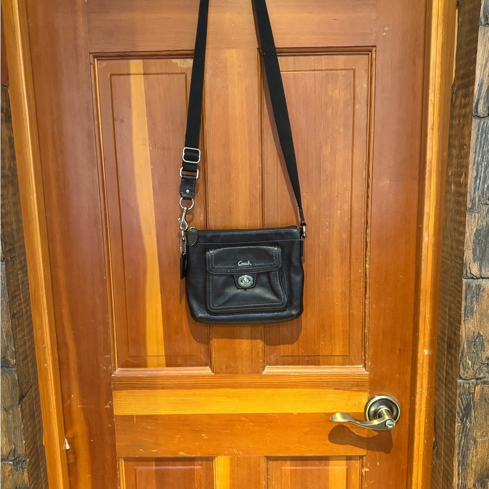 Coach Black Crossbody Bag black leather - Picture 4 of 11